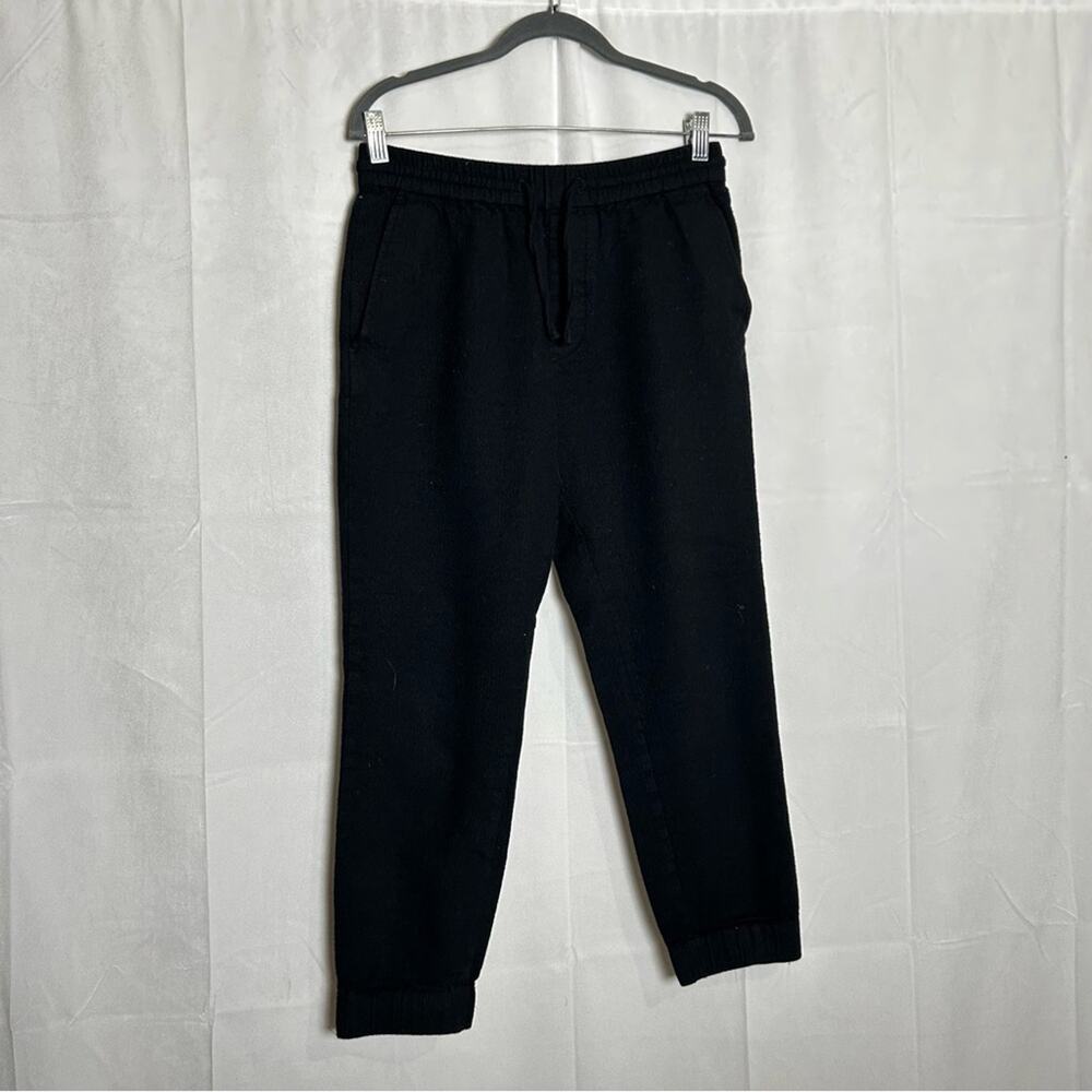COS Black Pull On Elastic Drawstring Waist‎ Casual Pants Size Small